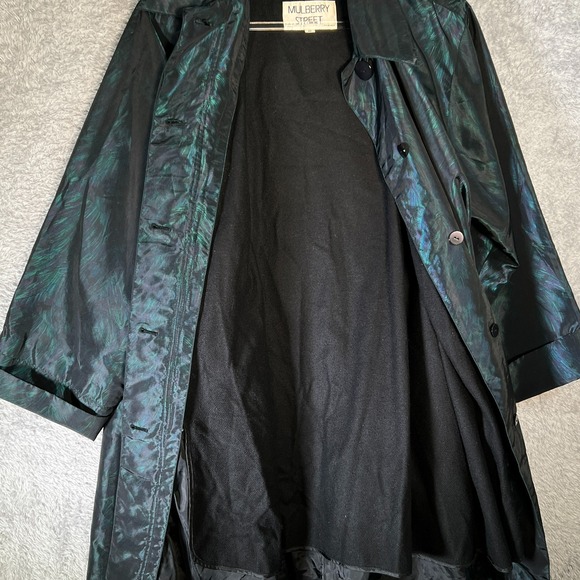Mulberry Dark Green Women's Trench Coat - Picture 5 of 12